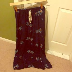 Target double slit maxi skirt